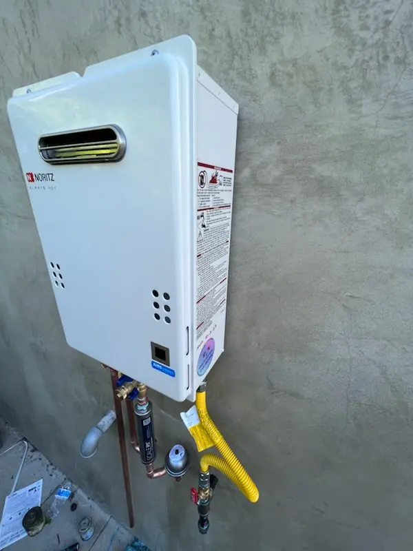 Tankless water heater installation for Hingham homes